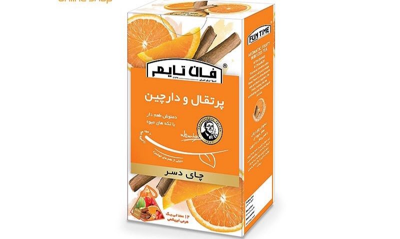 دمنوش پرتقال و دارچین